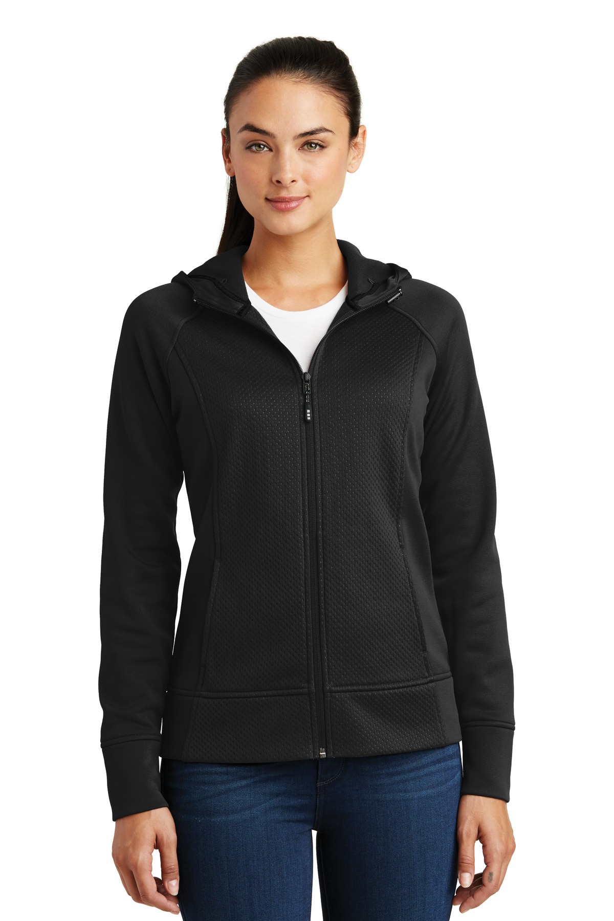 Download Sport-Tek Ladies Rival Tech Fleece Full-Zip Hooded Jacket ...