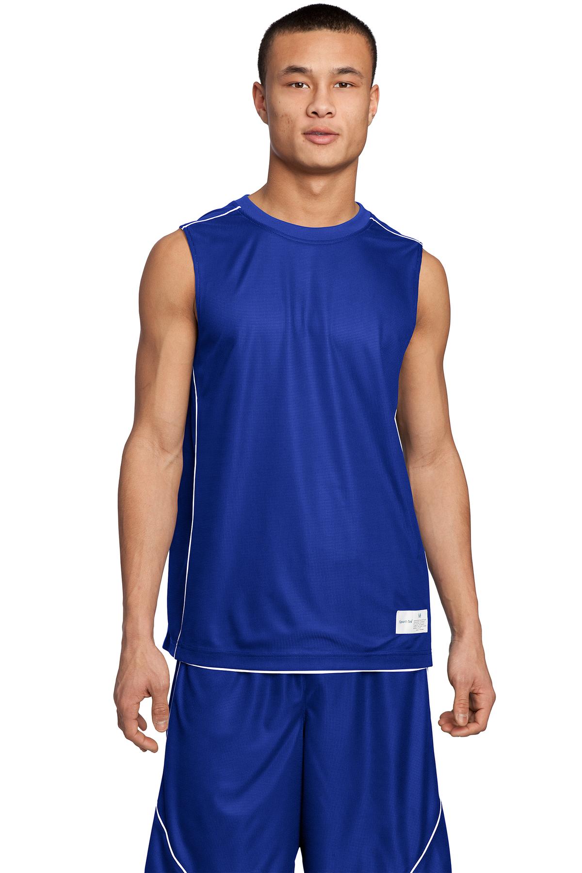 Download Sport-Tek PosiCharge Mesh Reversible Sleeveless Tee | Big Dawg